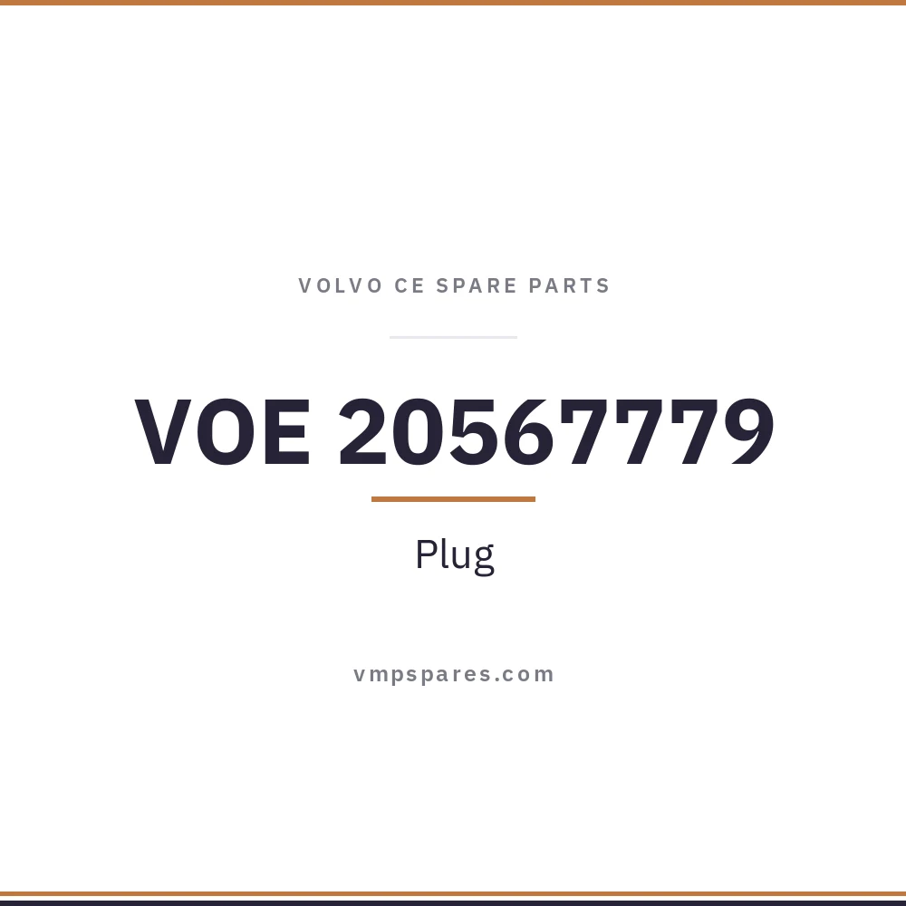 VOE 20567779 – Plug