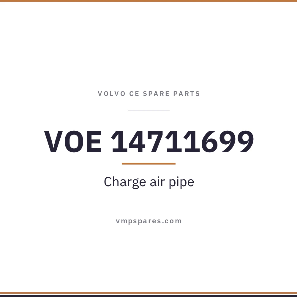 VOE 14711699 – Charge air pipe
