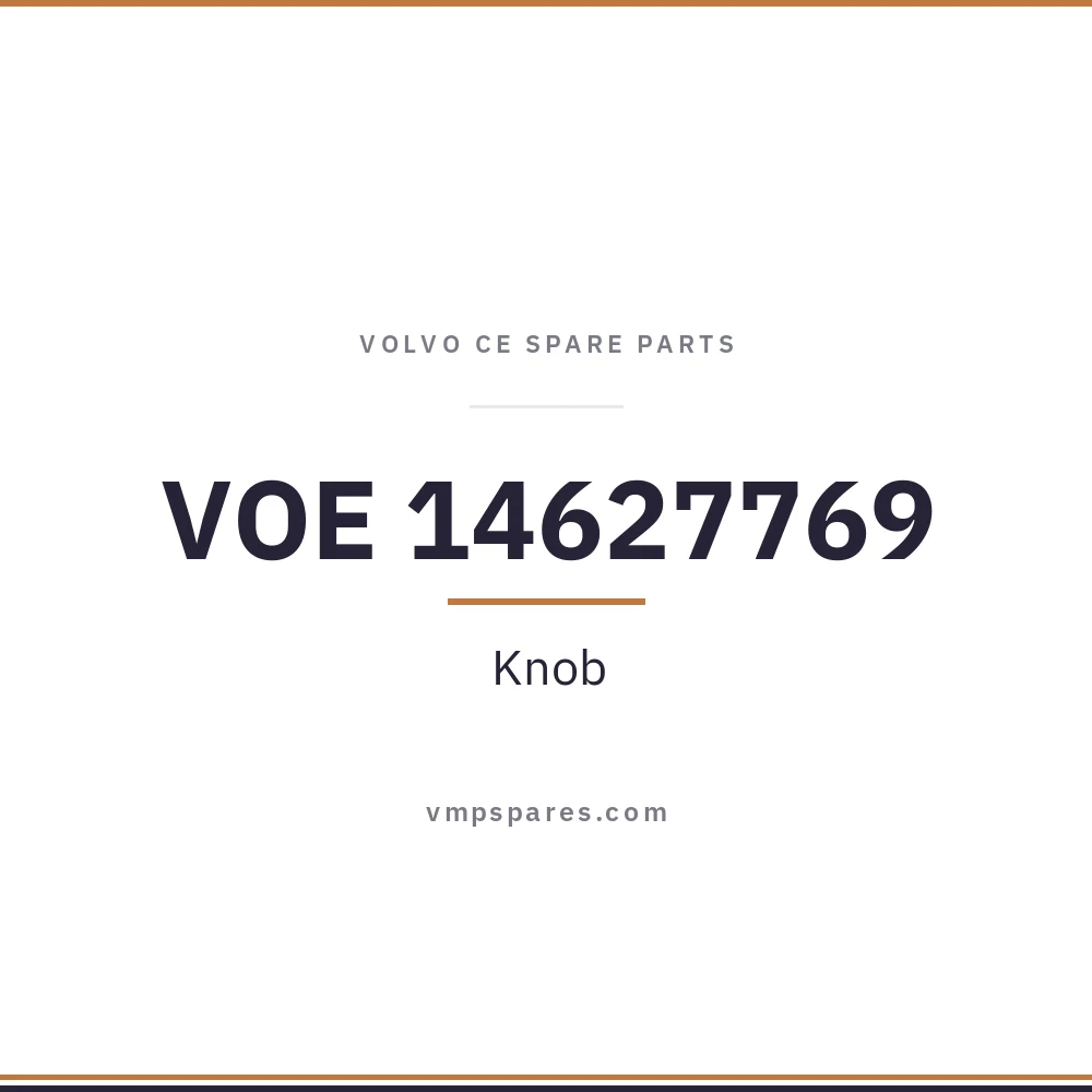 VOE 14627769 – Knob