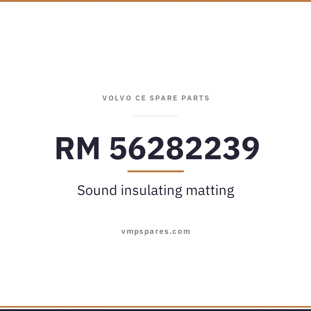 RM 56282239 – Sound insulating matting