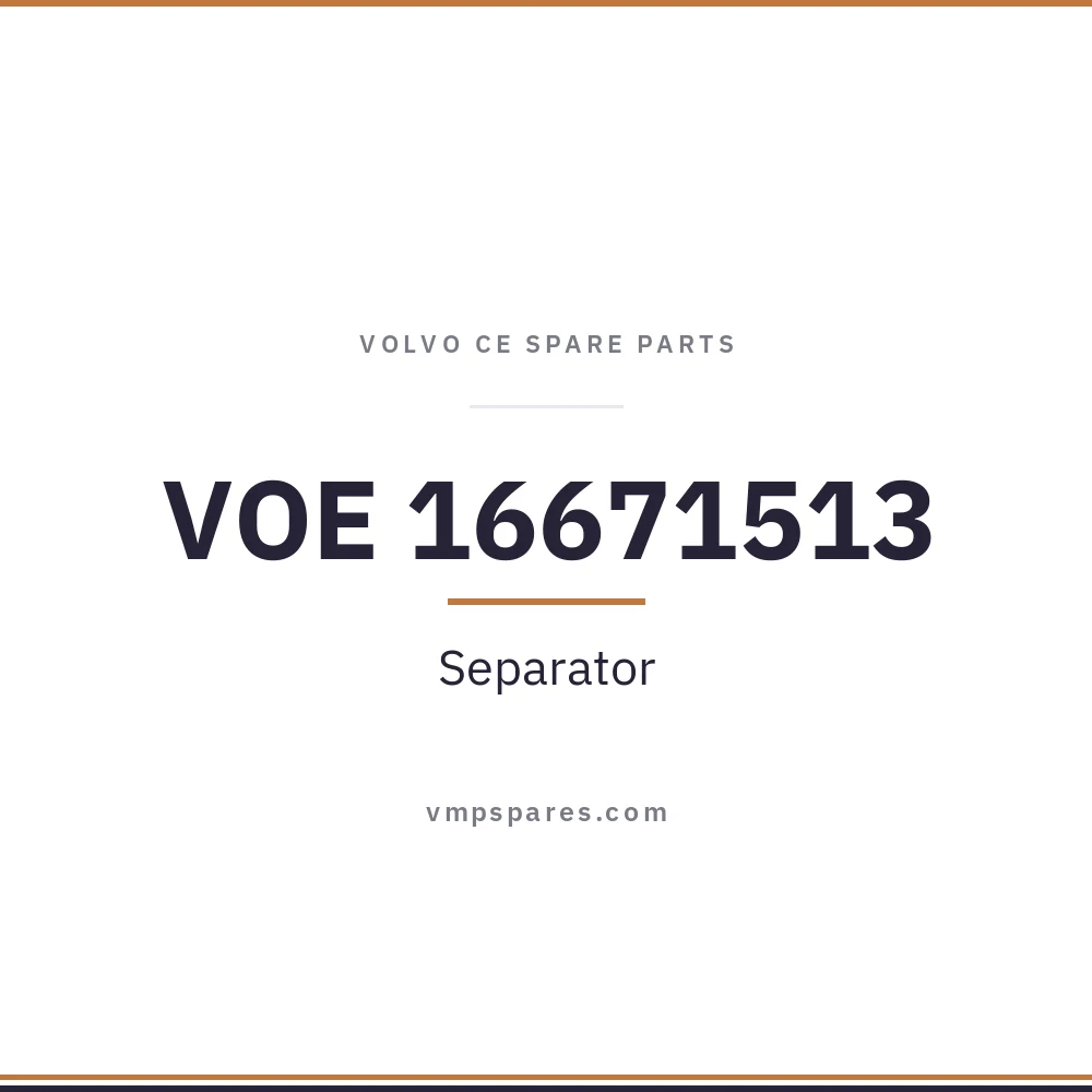 VOE 16671513 – Separator