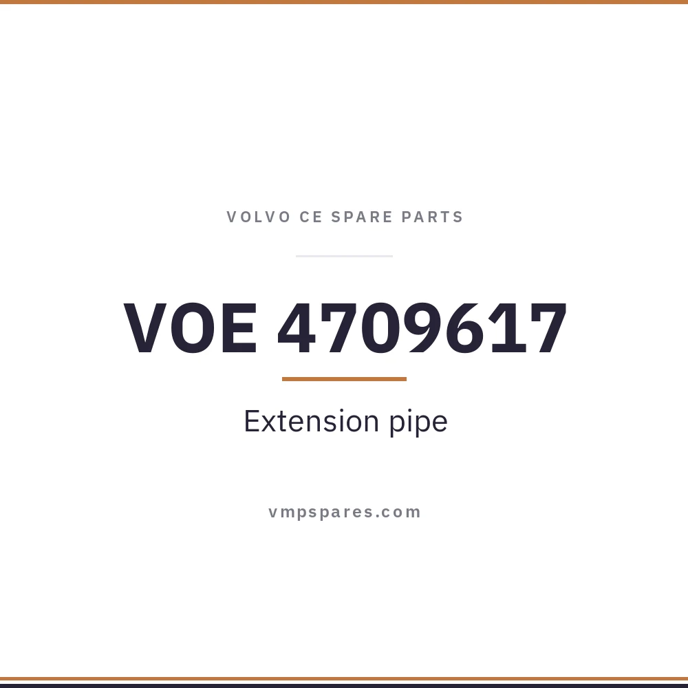 VOE 4709617 – Extension pipe