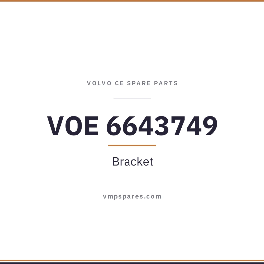 VOE 6643749 – Bracket
