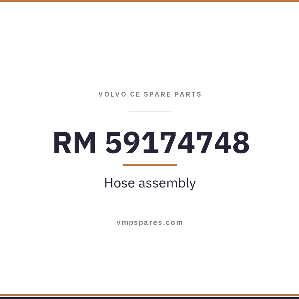 RM 59174748 – Hose assembly