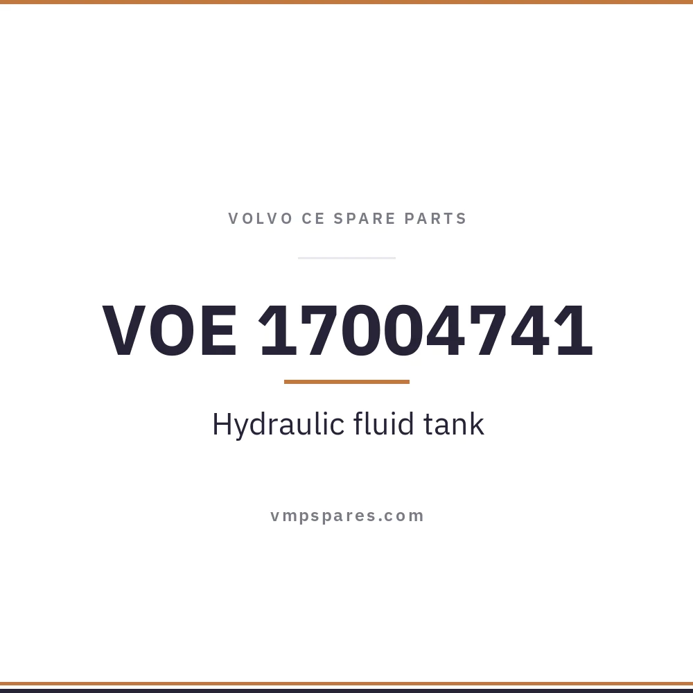 VOE 17004741 – Hydraulic fluid tank
