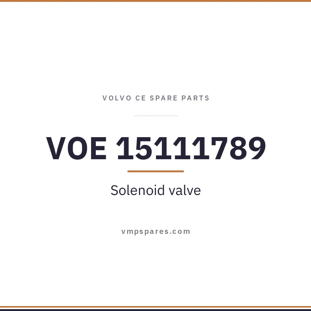 VOE 15111789 – Solenoid valve