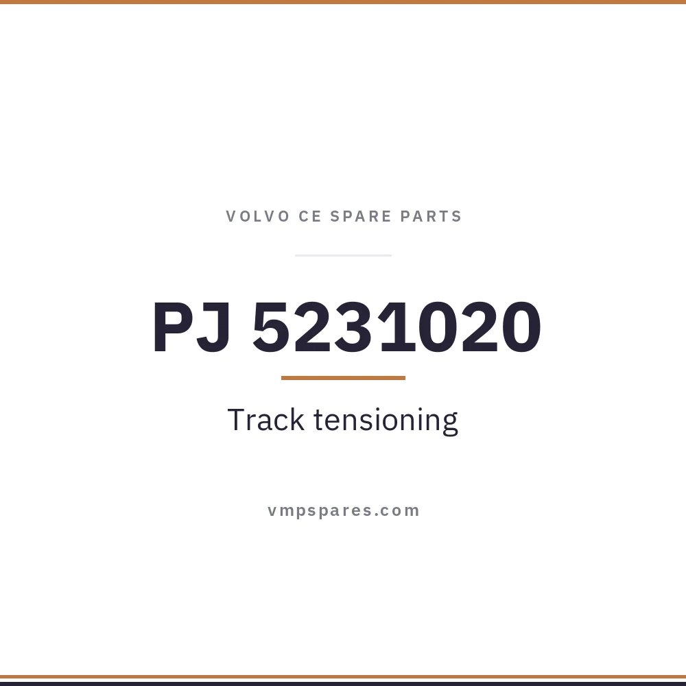 PJ 5231020 – Track tensioning