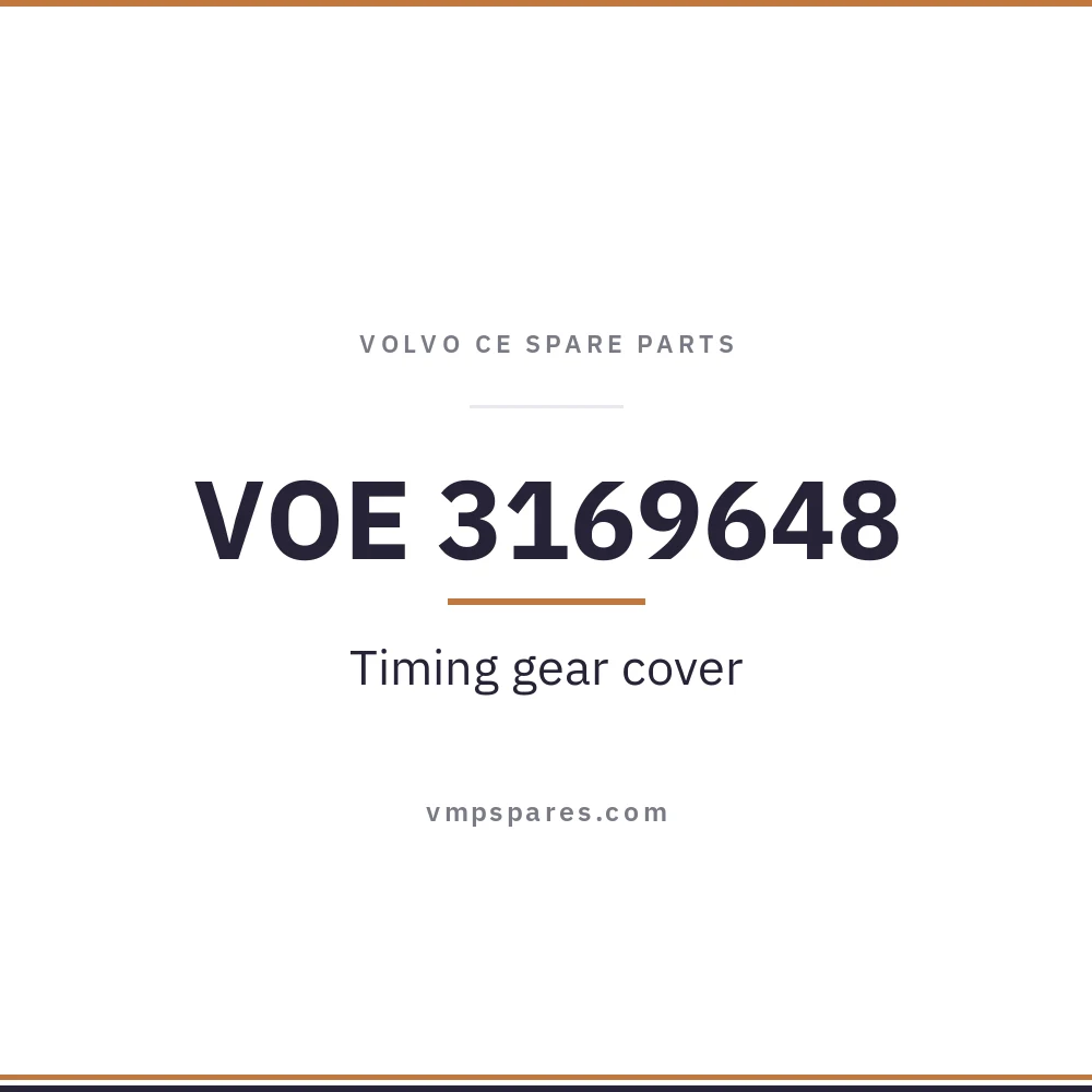 VOE 3169648 – Timing gear cover
