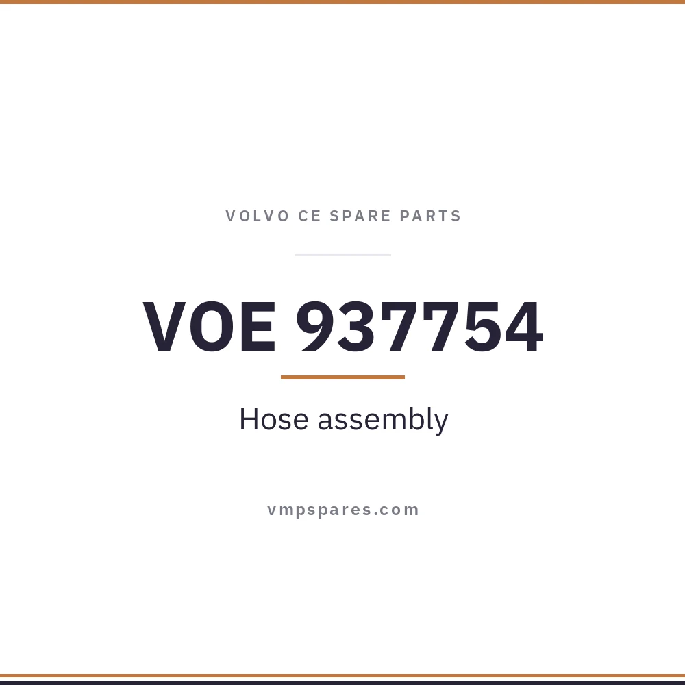 VOE 937754 – Hose assembly
