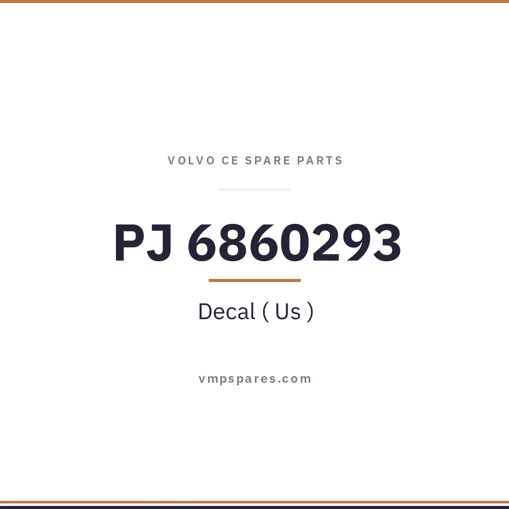 PJ 6860293 – Decal ( Us )