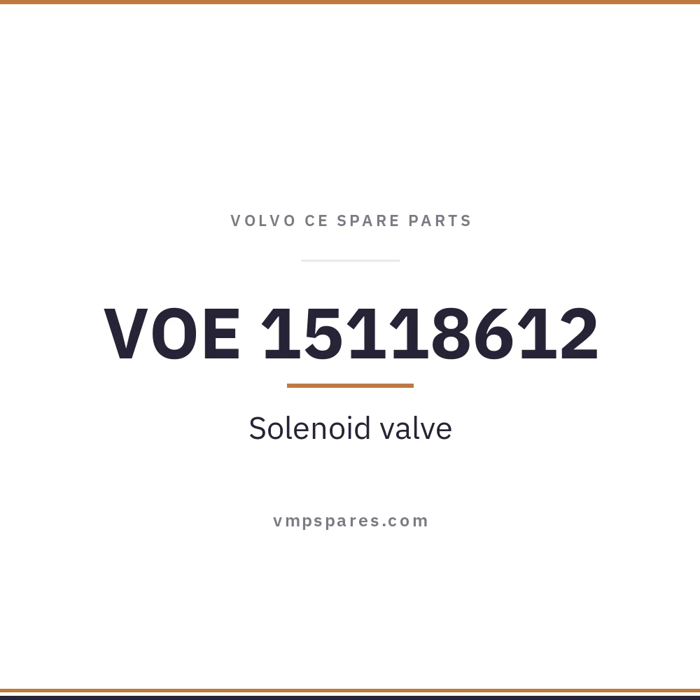 VOE 15118612 – Solenoid valve