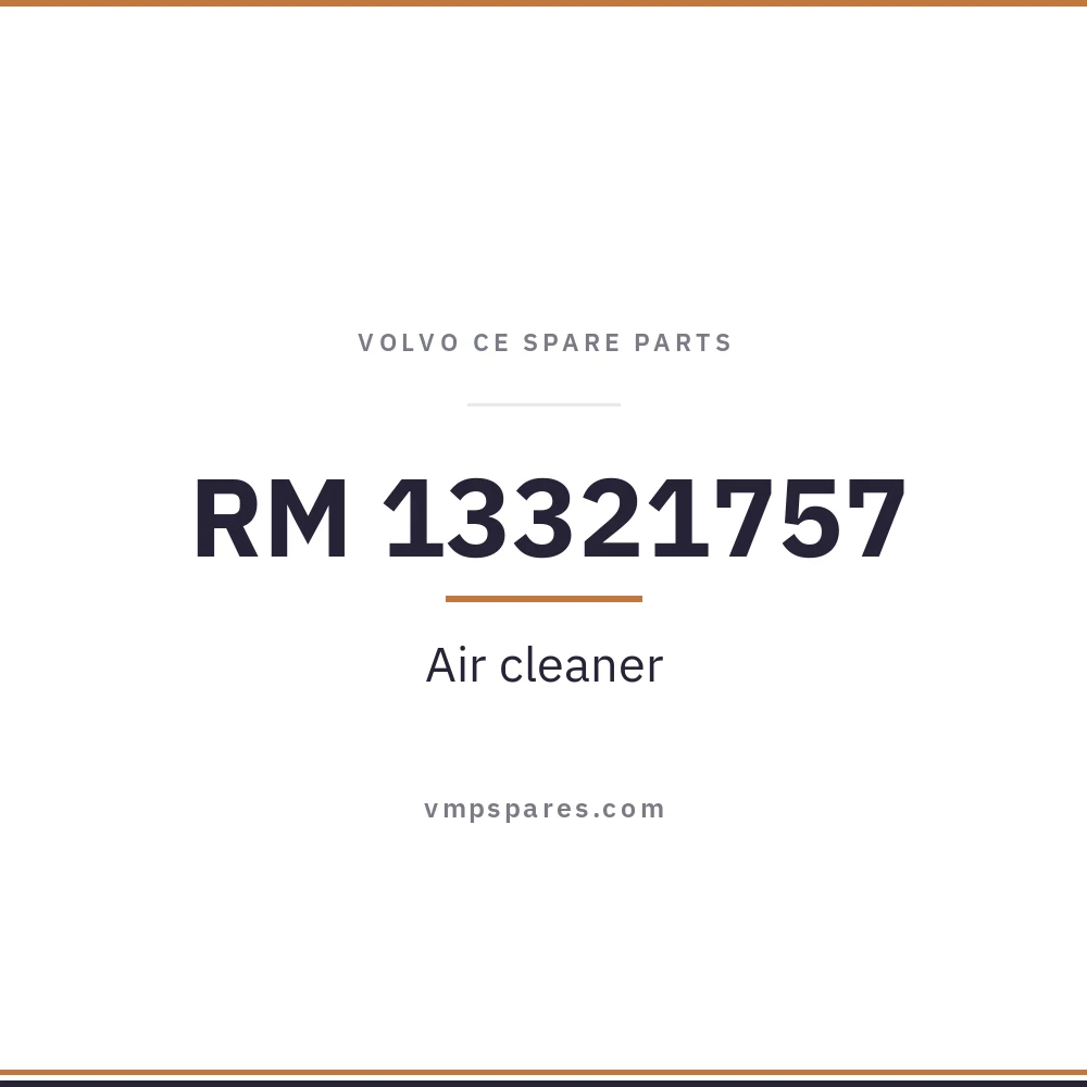 RM 13321757 – Air cleaner