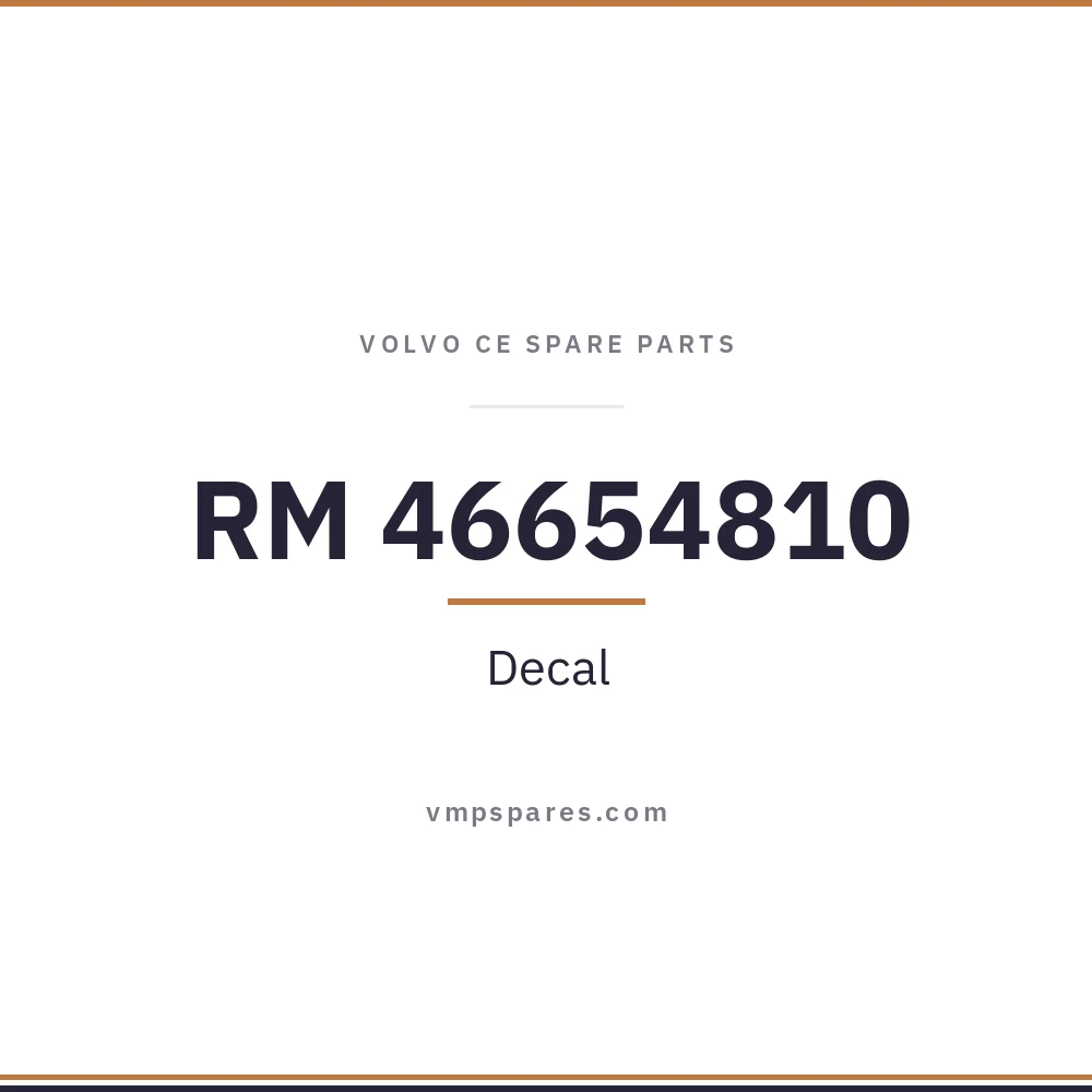 RM 46654810 – Decal