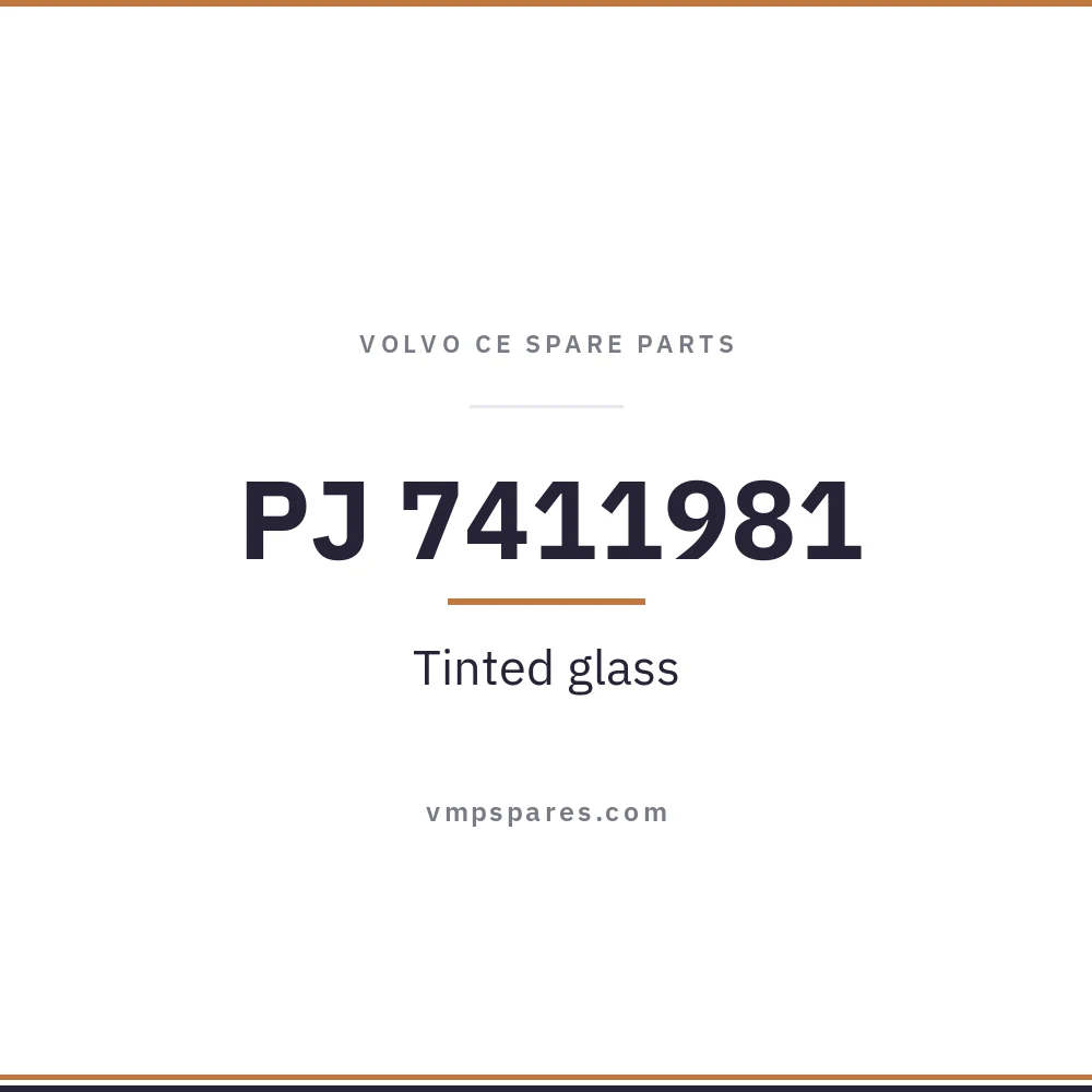 PJ 7411981 – Tinted glass