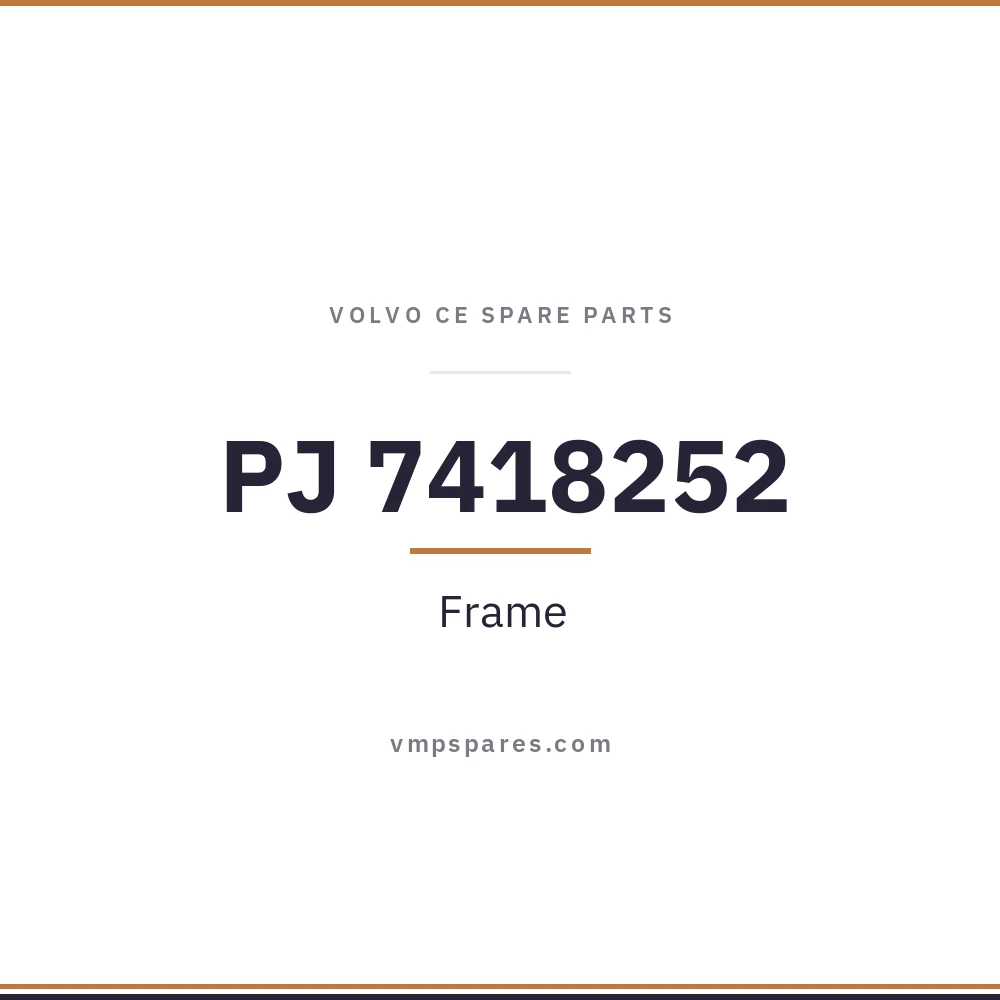 PJ 7418252 – Frame