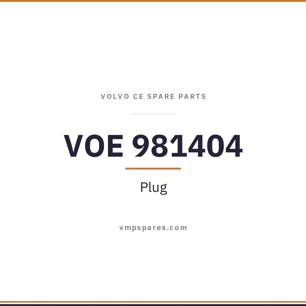 VOE 981404 – Plug