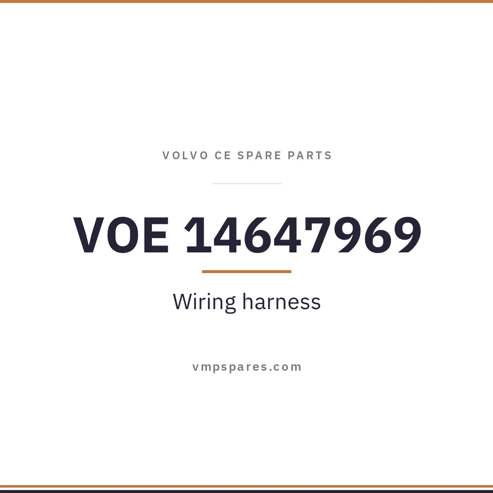 VOE 14647969 – Wiring harness
