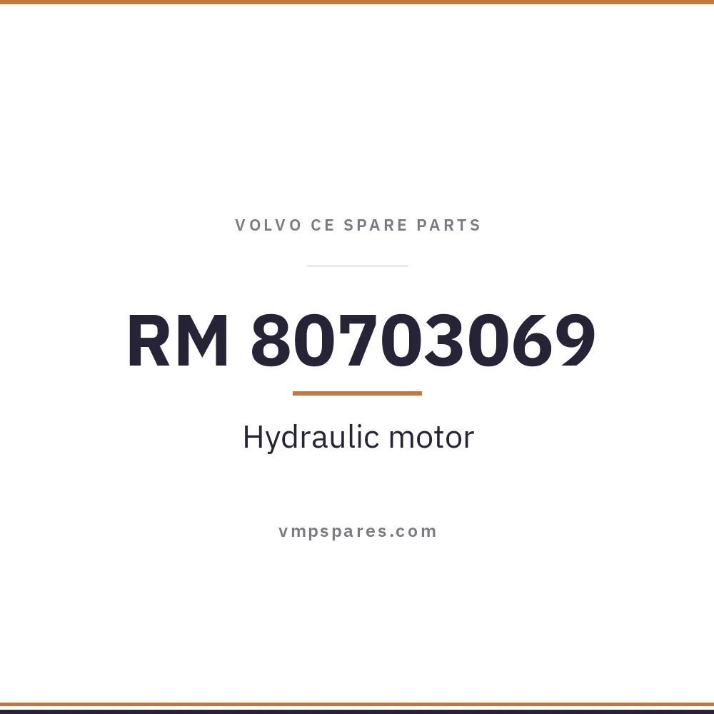 RM 80703069 – Hydraulic motor