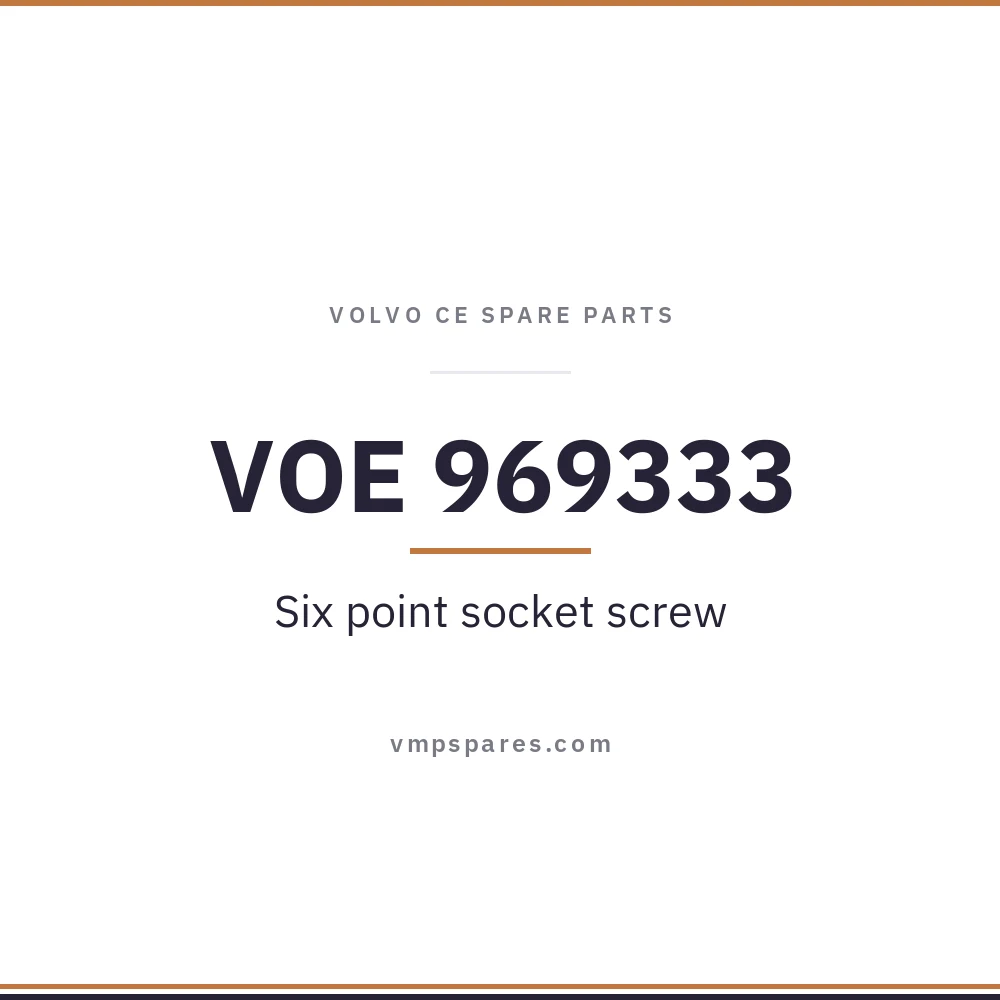 VOE 969333 – Six point socket screw