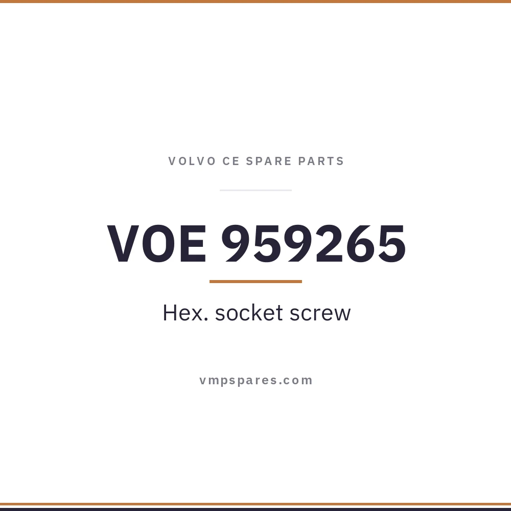 VOE 959265 – Hex. socket screw