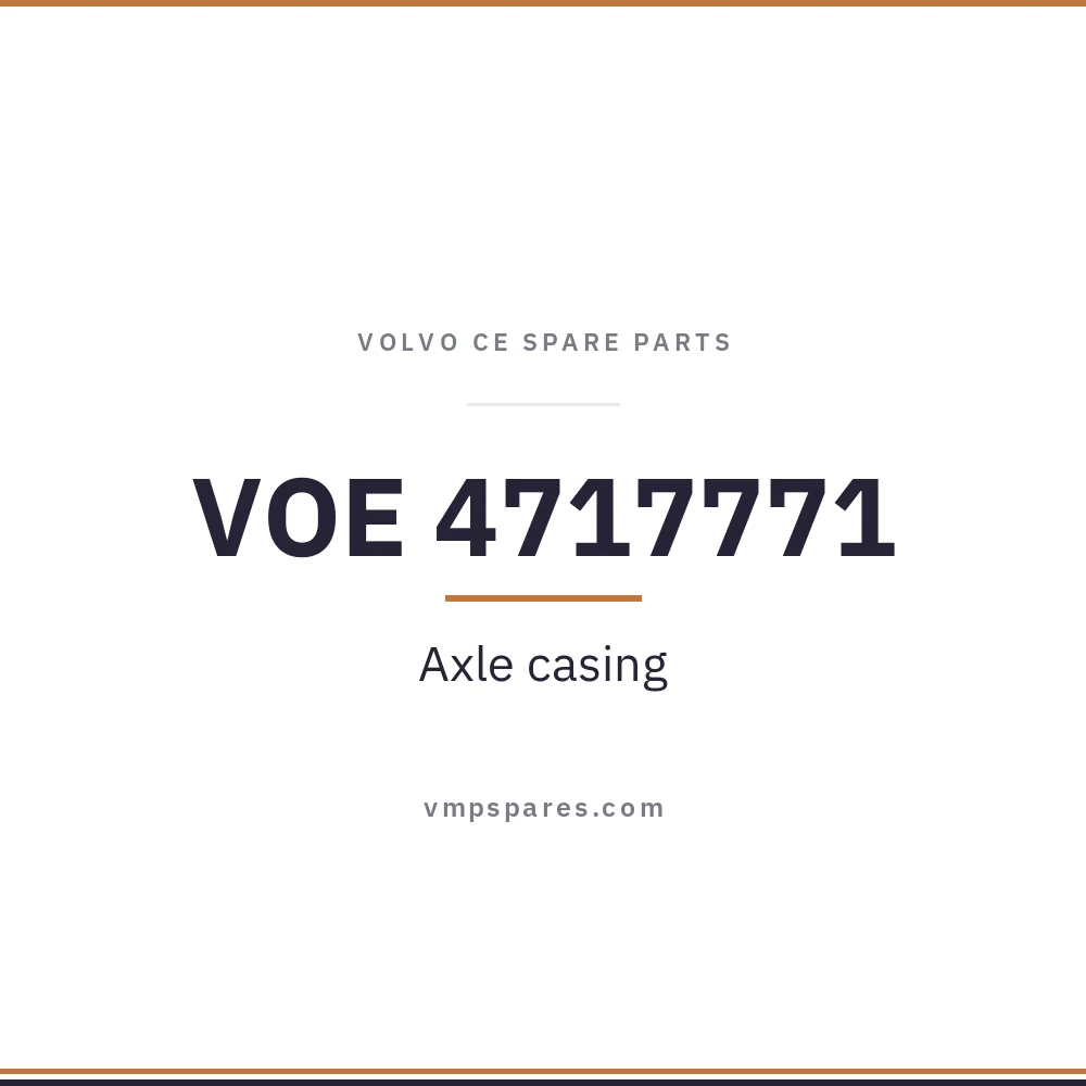 VOE 4717771 – Axle casing