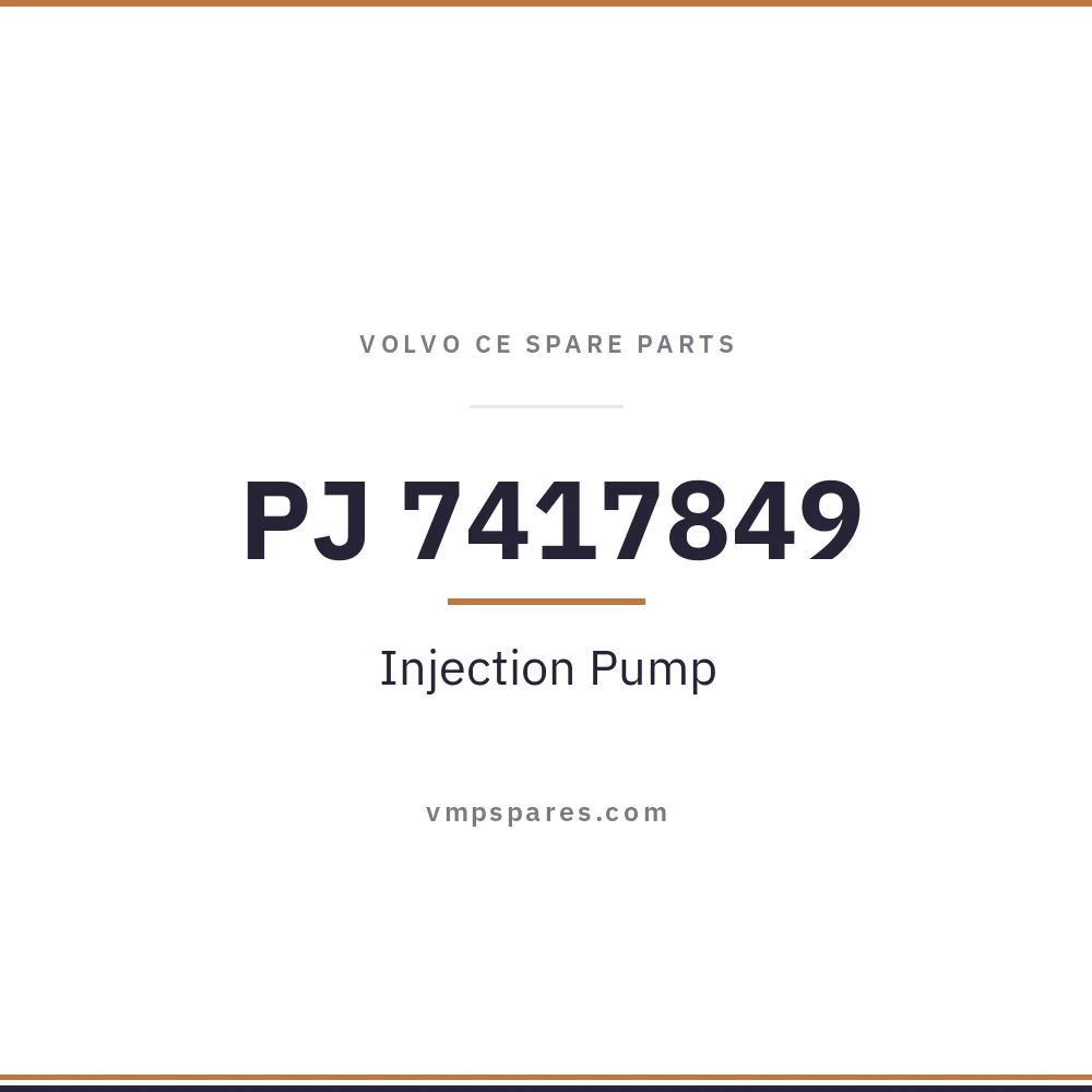 PJ 7417849 – Injection Pump