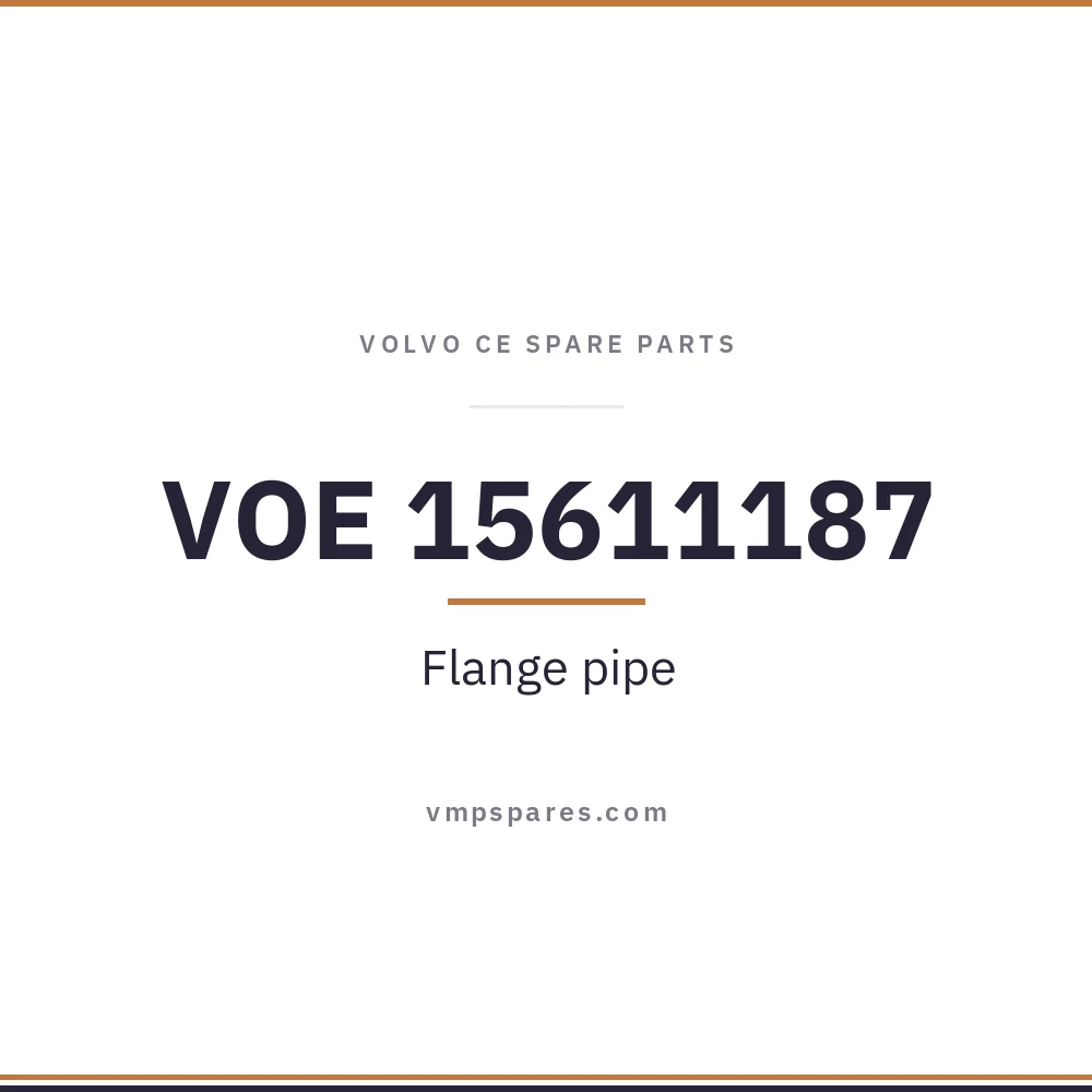 VOE 15611187 – Flange pipe