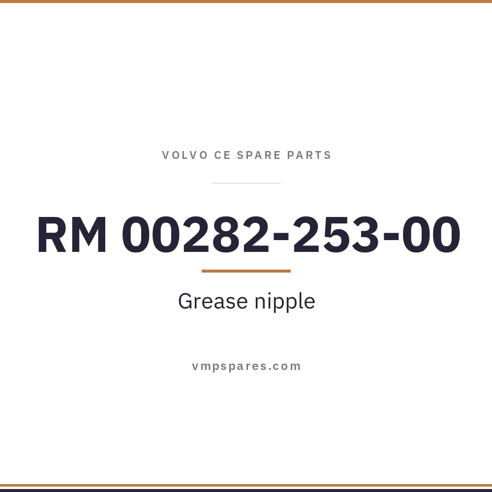 RM 00282-253-00 – Grease nipple
