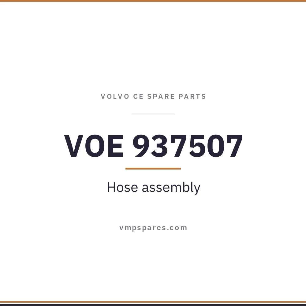 VOE 937507 – Hose assembly