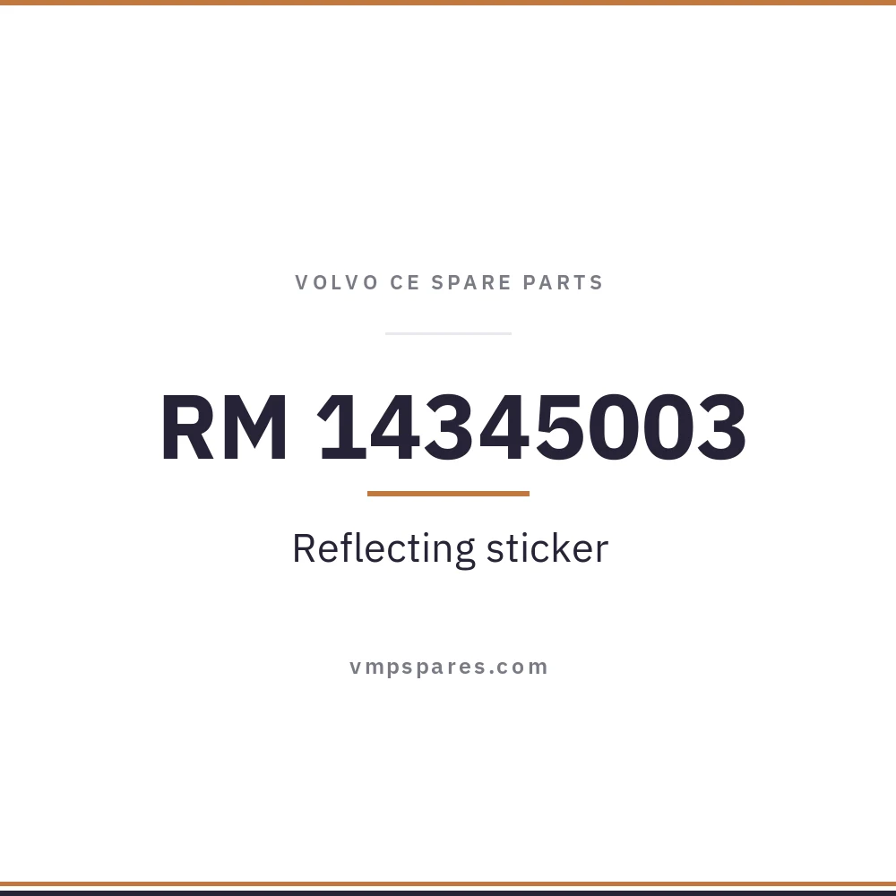 RM 14345003 – Reflecting sticker