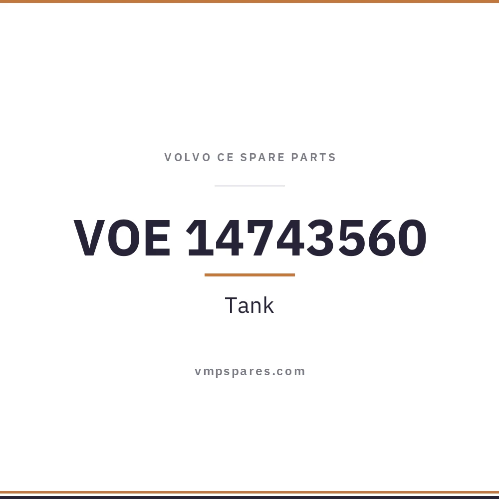 VOE 14743560 – Tank