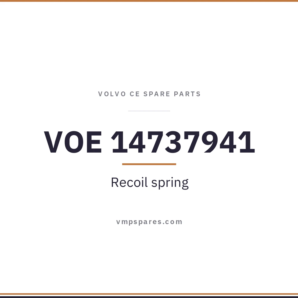 VOE 14737941 – Recoil spring