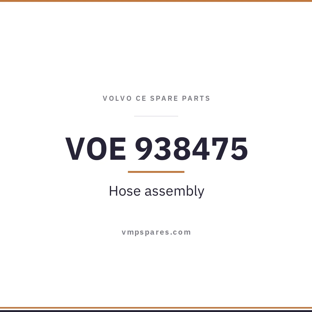 VOE 938475 – Hose assembly