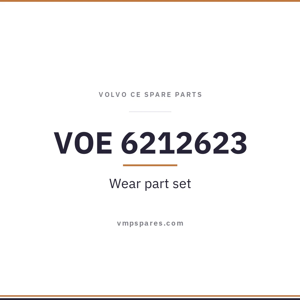 VOE 6212623 – Wear part set