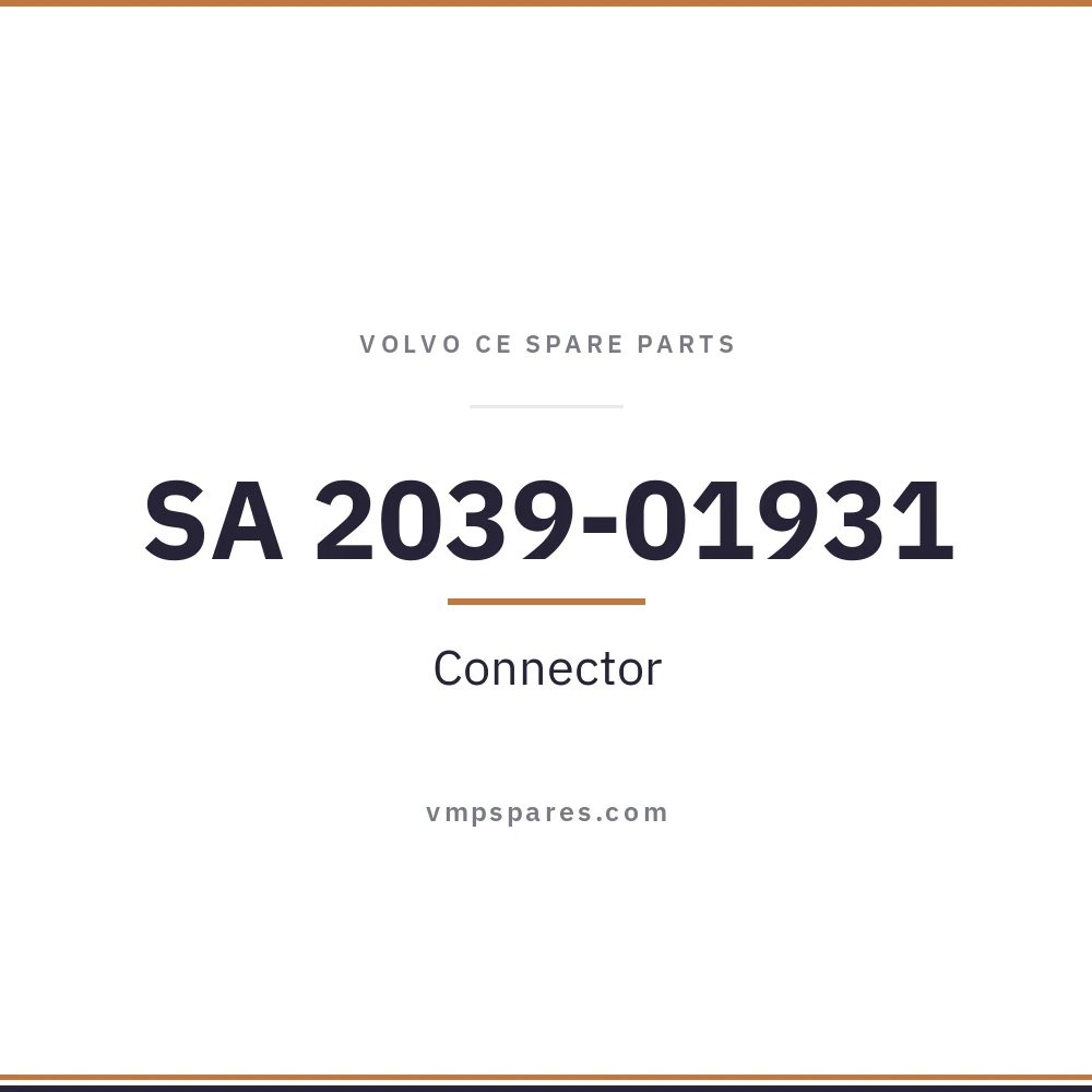 SA 2039-01931 – Connector