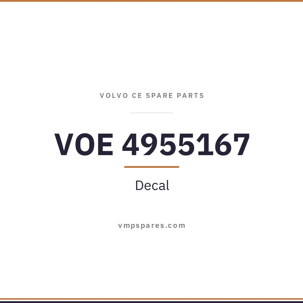 VOE 4955167 – Decal