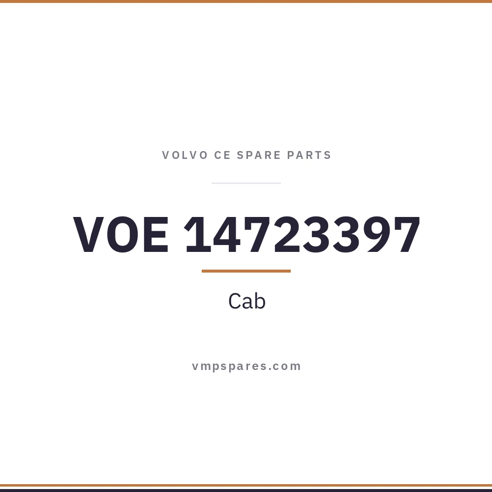 VOE 14723397 – Cab