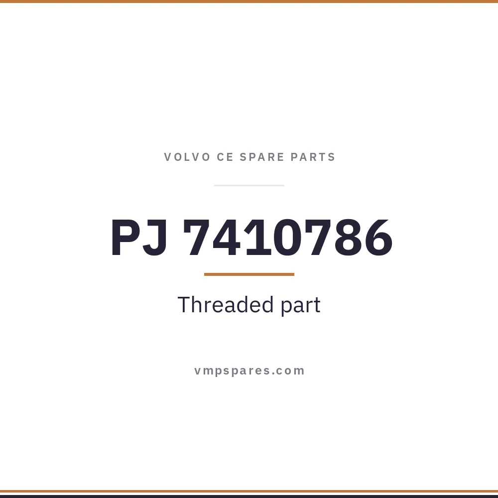 PJ 7410786 – Threaded part