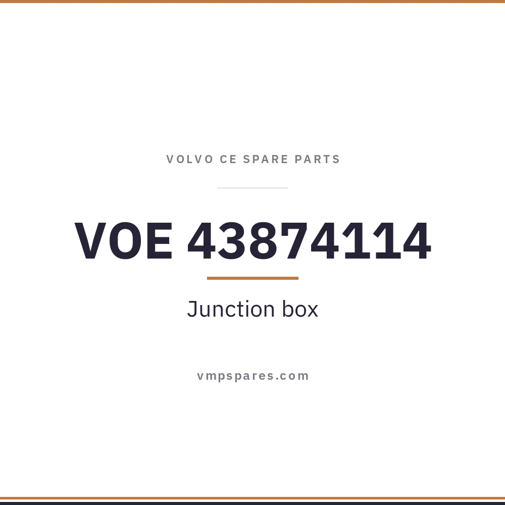 VOE 43874114 – Junction box