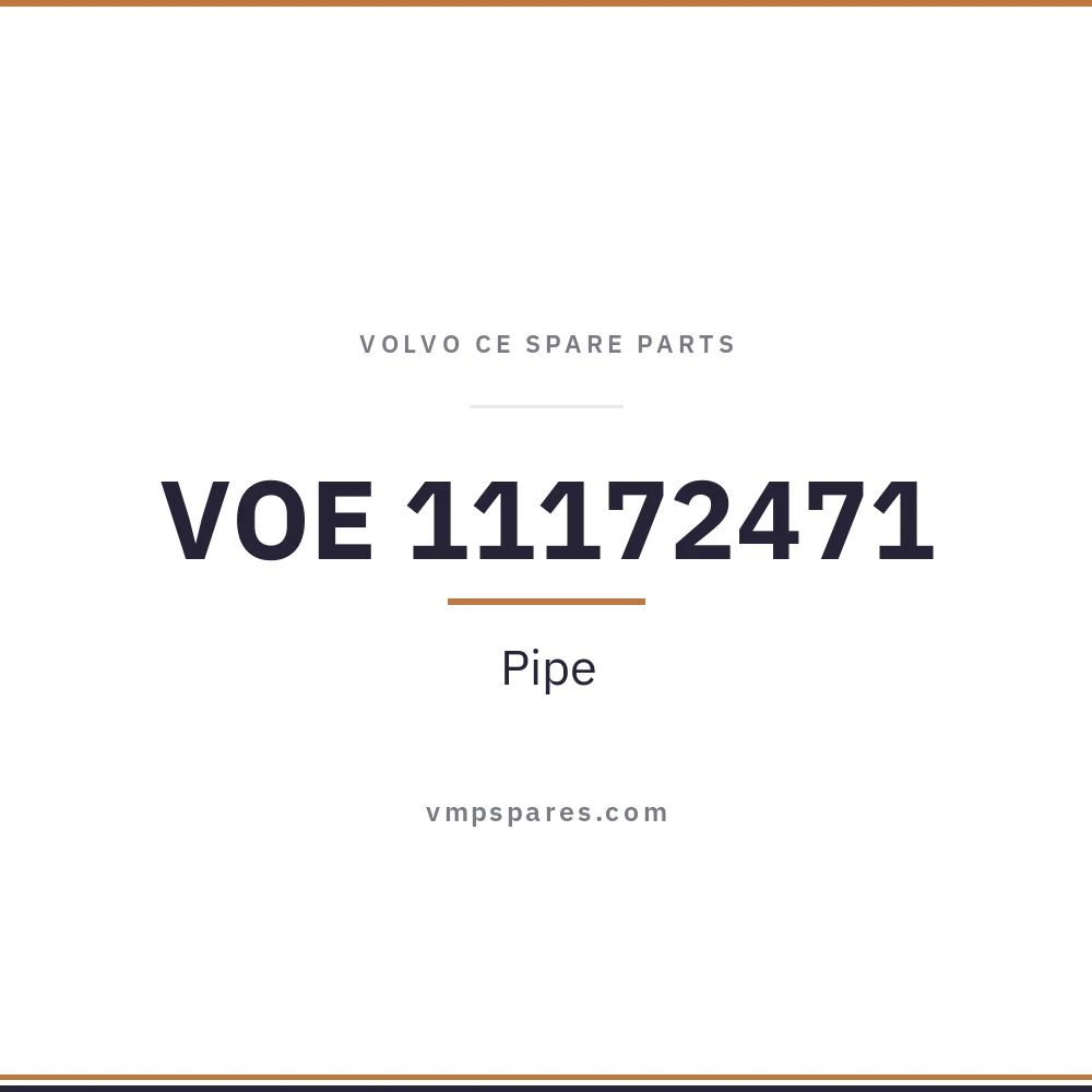 VOE 11172471 – Pipe