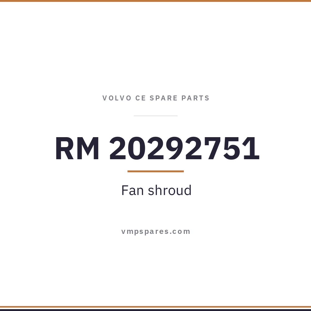 RM 20292751 – Fan shroud