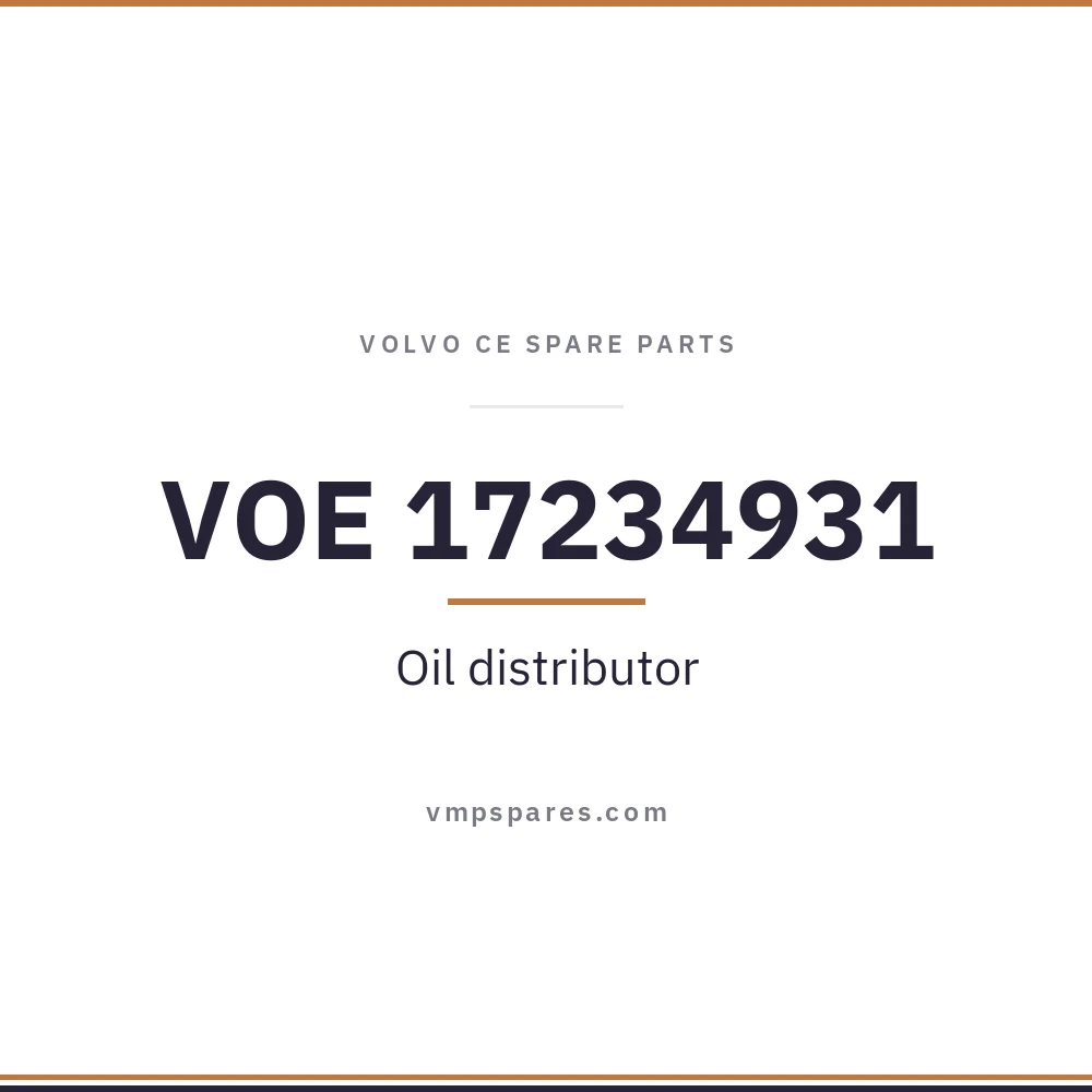 VOE 17234931 – Oil distributor