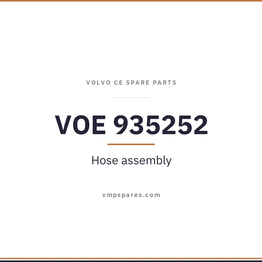 VOE 935252 – Hose assembly
