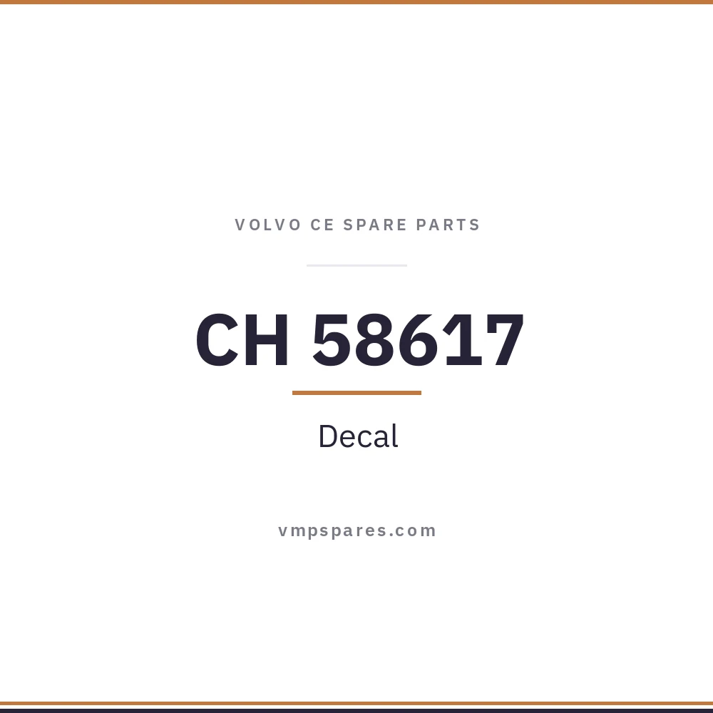 CH 58617 – Decal