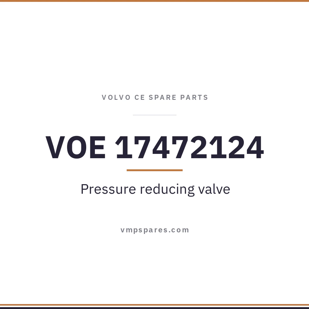 VOE 17472124 – Pressure reducing valve