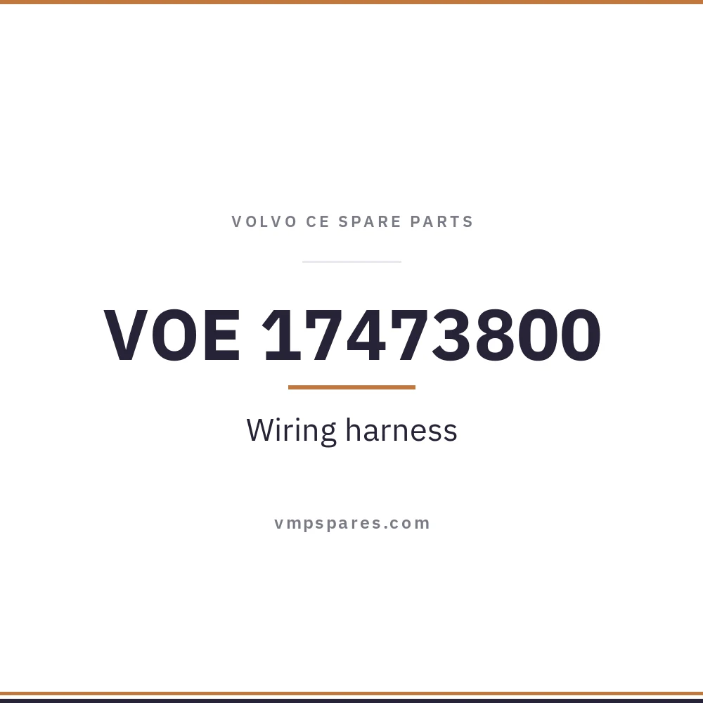 VOE 17473800 – Wiring harness