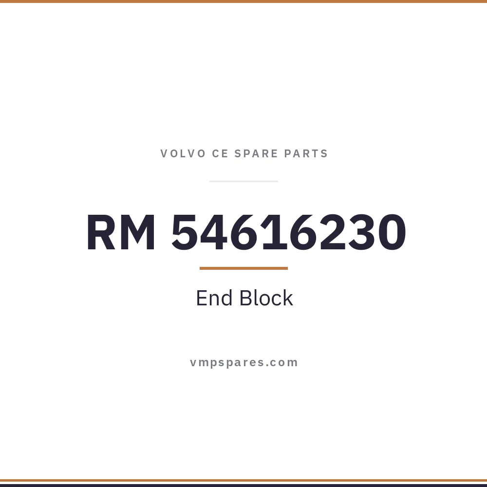 RM 54616230 – End Block