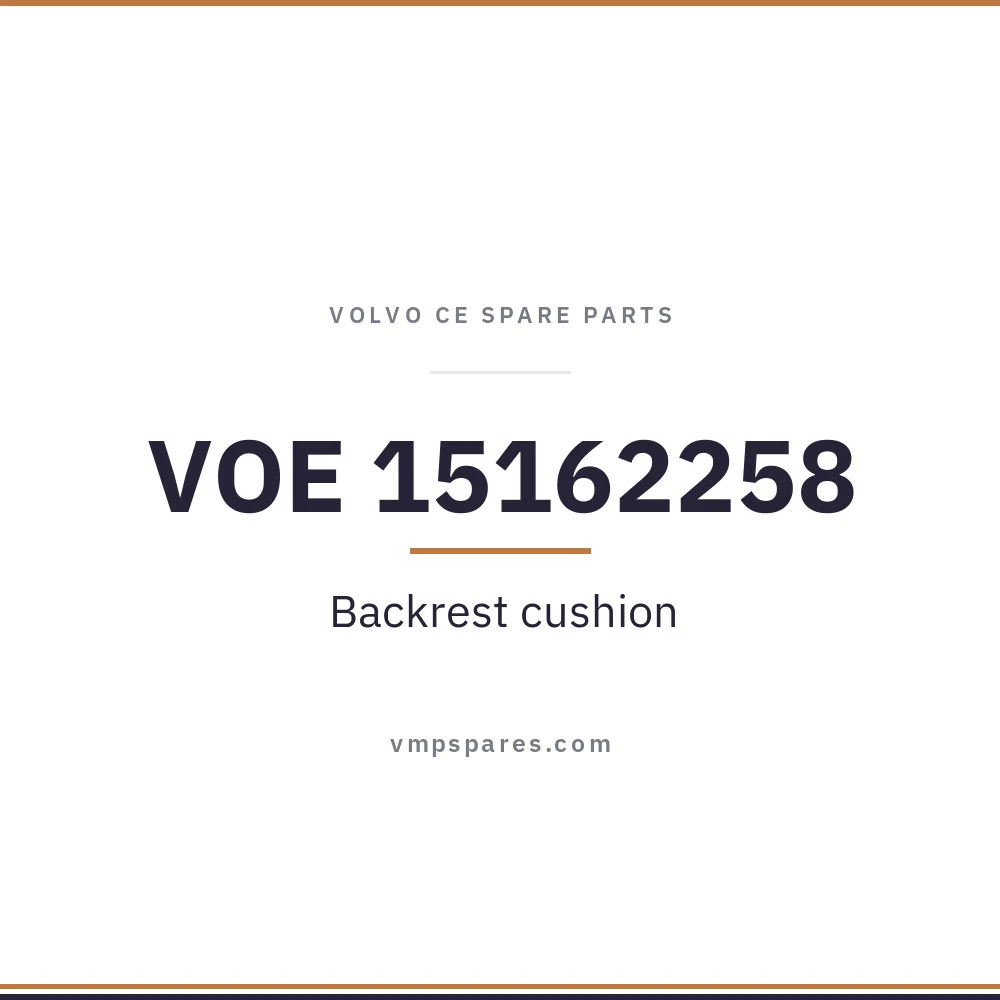VOE 15162258 – Backrest cushion