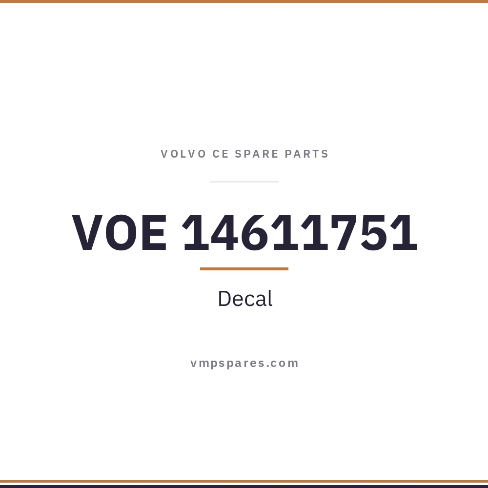 VOE 14611751 – Decal