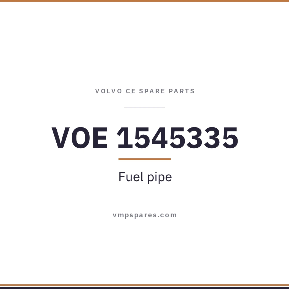 VOE 1545335 – Fuel pipe